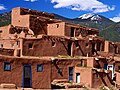 Image 2Multi-storied attached adobe houses at Taos Pueblo (from List of house types)