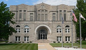 Thayer County Courthouse in Hebron