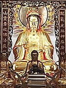 Statue of Guanyin at Lungshan Temple.