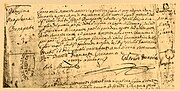 Thumbnail for File:Acte de naissance de Napoléon Bonaparte.jpg