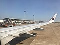 Apron of Shanghai Pudong International Airport.