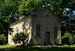 Irvine United Presbyterian Church, a historic site in the township