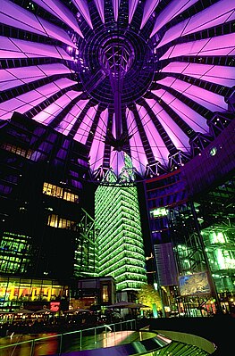 Sony Center At Night