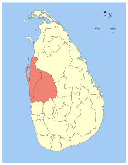 Location within Sri Lanka