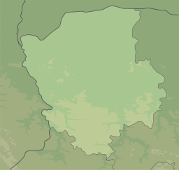 Location of a lake in Ukraine