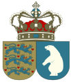 Coat of arms of the County of Greenland (abolished 1 May 1979)