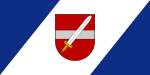 Flag of the city of Dobele, Latvia