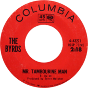 Mr tambourine man the byrds original US single side-A.webp