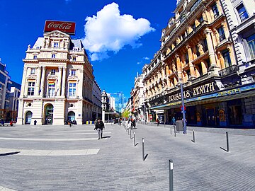 The square as it appears today