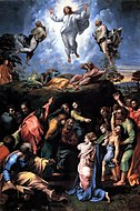 لوحة للرسام Raphael Transfiguration, 405 x 278 cm