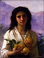 William-Adolphe Bouguereau: Girl holding Lemons