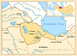 Atropatene as a vassal of Seleucids in 221 BC