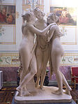 De tre gracerna av Antonio Canova