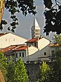 Saint Bartolomey bell tower from the footbridge