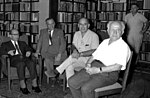 Thumbnail for File:Former Prime Minister David Ben Gurion receive a delegation from South Africa today (FL45784482).jpg