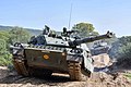 Ariete tank during manoeuvres.