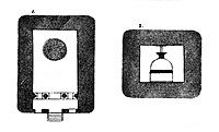 Map and section of the Chaitya.