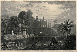 "View of Sassoor, in the Deccan" 1813