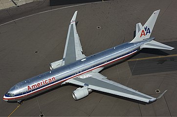 American Airlines from above