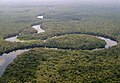 Da Lulilaka-Fluß in n Salonga National Park.