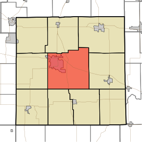 Location in Marshall County