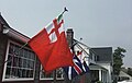 Image 19Flag of New England flying in Massachusetts. New Englanders maintain a strong sense of regional and cultural identity. (from New England)