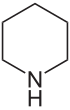 Structure of piperidine