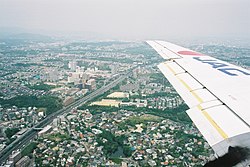 千里中央站附近航空图（2005年）