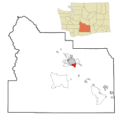 Location of Union Gap, Washington