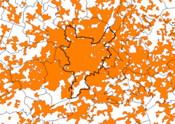 Agglomération morphologique.