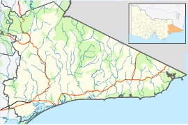 Gelantipy is located in Shire of East Gippsland