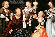 Herkules i Omfale, Lucas Cranach Starszy