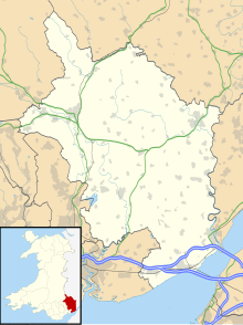 Nedern Brook Wetlands is located in Monmouthshire