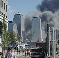 Sett fra Jersey City Foto: Aspersions (11. september 2001)