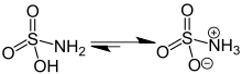 Tautomerism of sulfamic acid