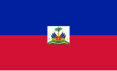 Flag of Haiti (charged horizontal bicolour)