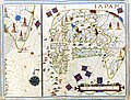 Image 24Japan (Iapam) and Korea, in the 1568 Portuguese map of the cartographer João Vaz Dourado (from History of Japan)