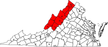 Thumbnail for List of former primary state highways in Virginia (Staunton District)