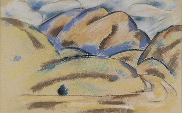 Marsden Hartley, Landscape, New Mexico, 1916-1920