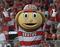 Brutus Buckeye, lors du match contre l'Army en septembre 2017.