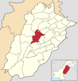 Map of Jhang District