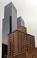 Pemadangan markas Time Warner Center dari Lincoln Center.