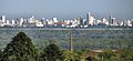 Distant view of the city of Santa Fe, from a building in Parana