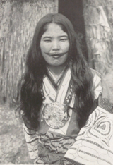 Ainu woman (from a book Published in 1931) P.81