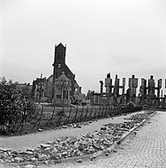 Juliana van Stolberg monument and ruins of the Wilhelmina Church
