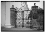 Thumbnail for File:Historic American Buildings Survey Photographer Louis I. Schwartz August 1963 GATEWAY - St. Michael's Episcopal Church, 80 Meeting Street, Charleston, Charleston County, SC HABS SC,10-CHAR,8-11.tif