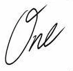 Signature of One