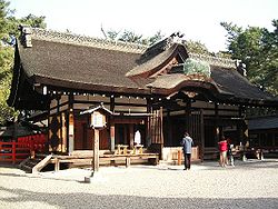 Sumiyoshi-taisha pääpyhäkkö.