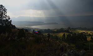 View of Tominé Reservoir February 2017