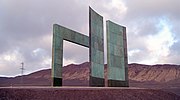 Monument marking the Tropic of Capricorn just north of Antofagasta, Chile